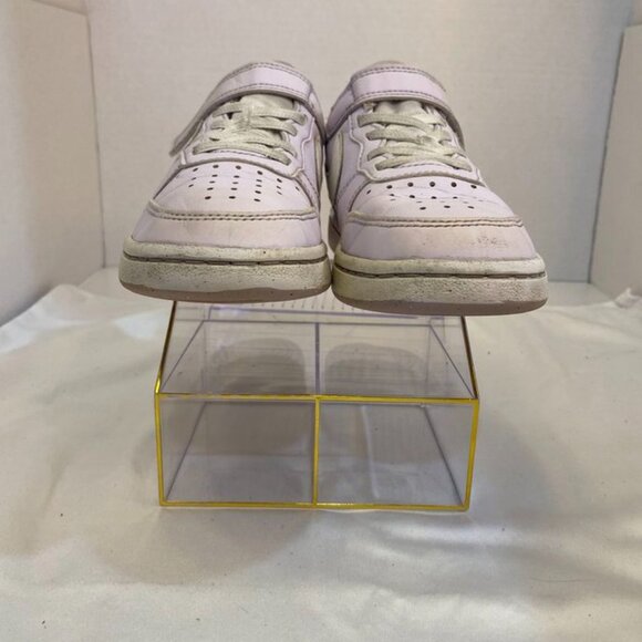 Nike Court Borough Low 2 Hook & Loop Leather Sneakers Lilac White 13C - Picture 9 of 12